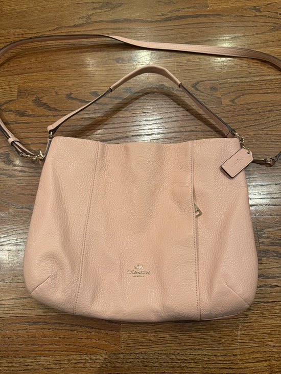 Coach Handbags - Coach Isabelle Pebble Leather Convertible Shoulder Crossbody blush pink